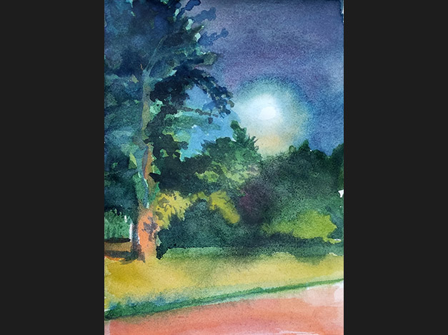 Full moon over South Park